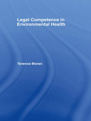 cover image of Legal Competence in Environmental Health
